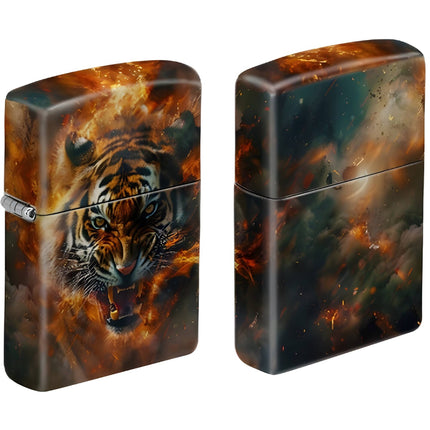 Zippo Windproof Pocket Lighter - Custom Tiger 540 Color Metal | XC342 ,