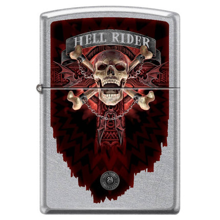 Zippo Windproof Pocket Lighter - Anne Stokes Collection Street Chrome Metal | XC539 ,