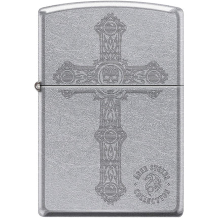 Zippo Windproof Pocket Lighter - Anne Stokes Collection Street Chrome Metal | XC541 ,