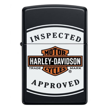 Zippo Windproof Pocket Lighter - HD Inspected Black Matte Metal | XC258 ,