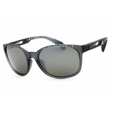 Adidas Unisex Sunglasses - Grey Sport Wraparound Shape Full Rim Frame | SP0011 20D ,