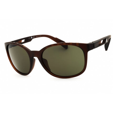 Adidas Unisex Sunglasses - Matte Dark Brown Injected Propionate Frame | SP0011 49N ,