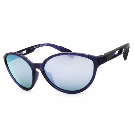 Adidas Women's Sunglasses - Matte Violet Cat Eye Shape Full Rim Frame | SP0012 82D ,