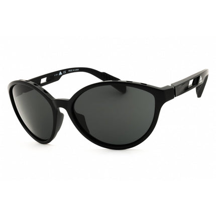 Adidas Women's Sunglasses - Shiny Black Cat Eye Shape Full Rim Frame | SP0012 01A ,
