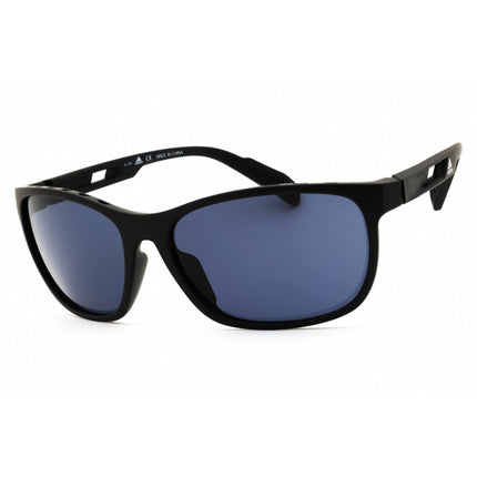 Adidas Men's Sunglasses - Matte Black Sport Wraparound Full Rim Frame | SP0014 02A ,