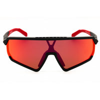 Adidas Men's Sunglasses - Shiny Black Injected Propionate Shield Frame | SP0017 01L ,