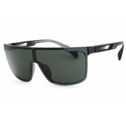Adidas Men's Sunglasses - Grey Injected Propionate Shield Shape Frame | SP0020 20N ,