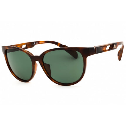Adidas Women's Sunglasses - Dark Havana Round Shape Full Rim Frame | SP0021 52R ,
