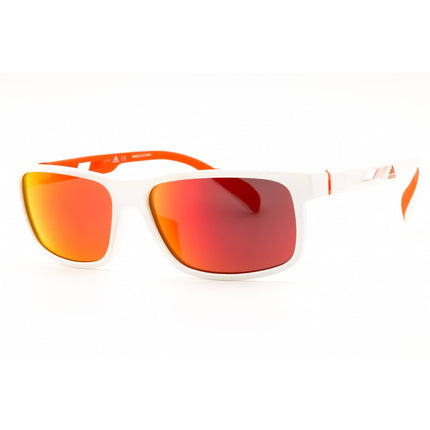 Adidas Men's Sunglasses - White Sport Wraparound Shape Full Rim Frame | SP0023 21L ,