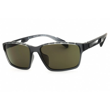 Adidas Men's Sunglasses - Grey Sport Wraparound Shape Full Rim Frame | SP0024 20N ,