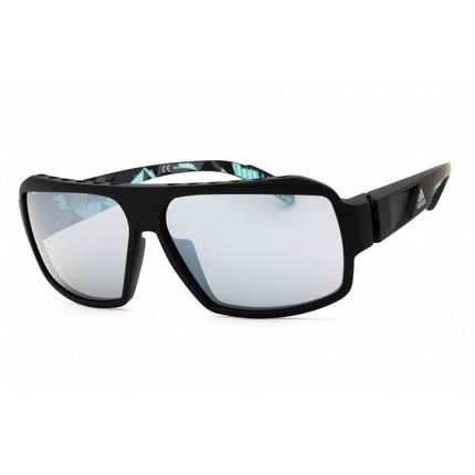 Adidas Unisex Sunglasses - Matte Black Sport Wraparound Full Rim Frame | SP0026 02C ,