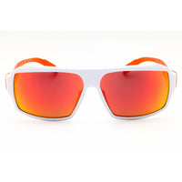 Adidas Unisex Sunglasses - White Sport Wraparound Shape Full Rim Frame | SP0026 21L ,