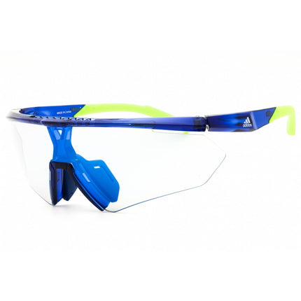 Adidas Unisex Sunglasses - Matte Blue Injected Propionate Shield Frame | SP0027 91X ,