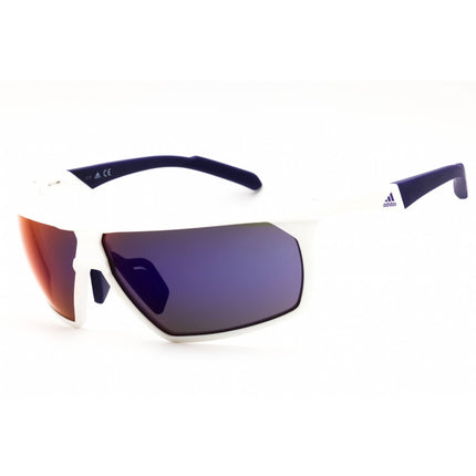 Adidas Men's Sunglasses - White Sport Wraparound Shape Full Rim Frame | SP0030 21Z ,
