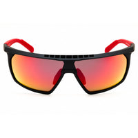 Adidas Men's Sunglasses - Matte Black Sport Wraparound Full Rim Frame | SP0030 02L ,