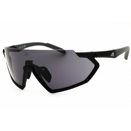 Adidas Men's Sunglasses - Matte Black Injected Propionate Shield Frame | SP0041 02A ,