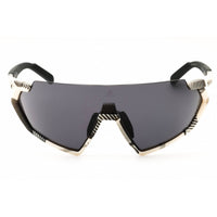 Adidas Men's Sunglasses - Beige/Black Injected Propionate Shield Frame | SP0041 59A ,