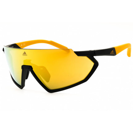 Adidas Men's Sunglasses - Matte Black Sport Wraparound Half Rim Frame | SP0041 02G ,