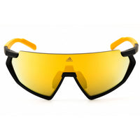 Adidas Men's Sunglasses - Matte Black Sport Wraparound Half Rim Frame | SP0041 02G ,