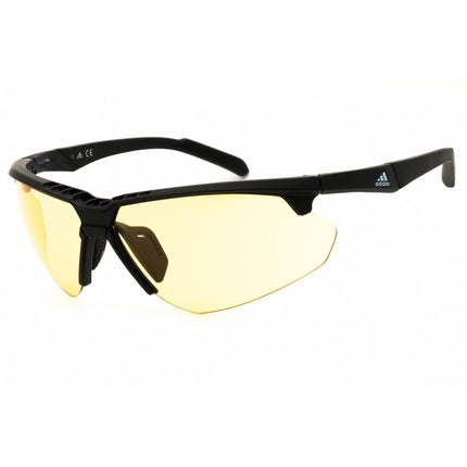 Adidas Unisex Sunglasses - Matte Black Sport Wraparound Half Rim Frame | SP0042 02J ,
