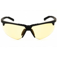 Adidas Unisex Sunglasses - Matte Black Sport Wraparound Half Rim Frame | SP0042 02J ,