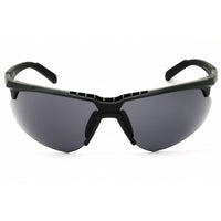 Adidas Men's Sunglasses - Black/Grey Injected Propionate Half Rim Frame | SP0042 05A ,