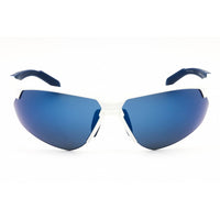 Adidas Men's Sunglasses - White/Blue Injected Propionate Half Rim Frame | SP0042 24X ,