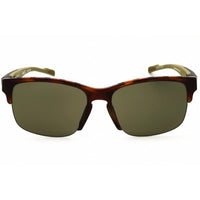 Adidas Men's Sunglasses - Dark Havana Sport Wraparound Half Rim Frame | SP0048 52N ,