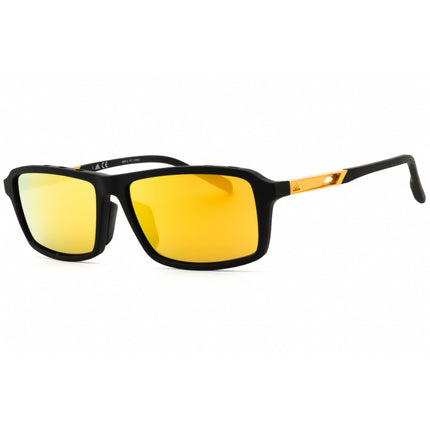Adidas Men's Sunglasses - Matte Black Rectangular Shape Full Rim Frame | SP0049 02G ,