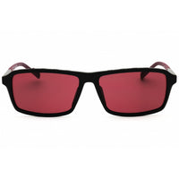 Adidas Men's Sunglasses - Matte Black Rectangular Shape Full Rim Frame | SP0049 02S ,