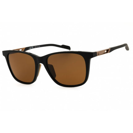 Adidas Men's Sunglasses - Matte Black Rectangular Shape Full Rim Frame | SP0051 02E ,