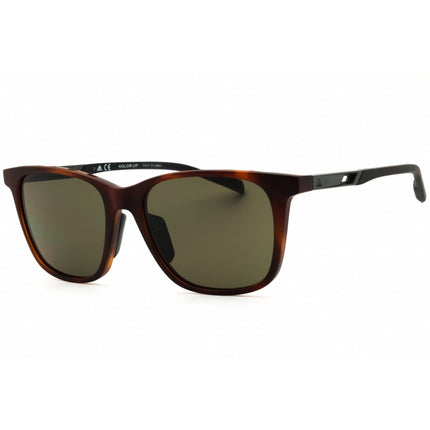 Adidas Men's Sunglasses - Dark Havana Rectangular Shape Full Rim Frame | SP0051 52N ,