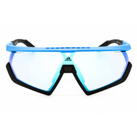 Adidas Men's Sunglasses - Matte Blue Injected Propionate Half Rim Frame | SP0054 91X ,
