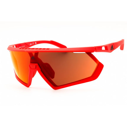 Adidas Men's Sunglasses - Matte Orange Sport Wraparound Half Rim Frame | SP0054 43L ,