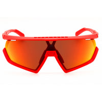 Adidas Men's Sunglasses - Matte Orange Sport Wraparound Half Rim Frame | SP0054 43L ,