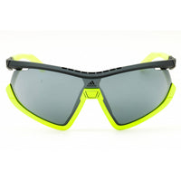 Adidas Men's Sunglasses - Grey/Green Injected Propionate Half Rim Frame | SP0055 20C ,