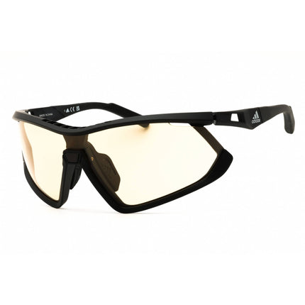 Adidas Men's Sunglasses - Matte Black Sport Wraparound Half Rim Frame | SP0055 02J ,