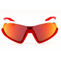 Adidas Men's Sunglasses - White/Red Injected Propionate Half Rim Frame | SP0055 24L ,