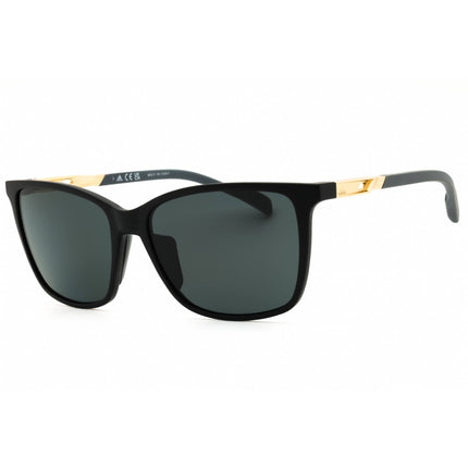 Adidas Unisex Sunglasses - Matte Black Rectangular Shape Full Rim Frame | SP0059 02D ,