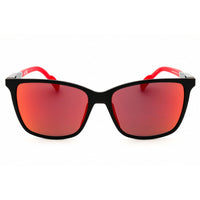 Adidas Unisex Sunglasses - Matte Black Rectangular Shape Full Rim Frame | SP0059 02L ,