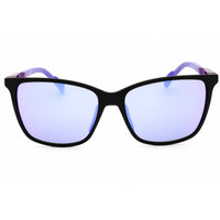 Adidas Women's Sunglasses - Matte Black Rectangular Shape Full Rim Frame | SP0059 02Z ,