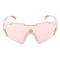 Adidas Men's Sunglasses - White Sport Wraparound Shape Rimless Frame | SP0064 24L ,