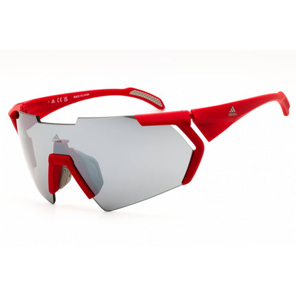 Adidas Unisex Sunglasses - Shiny Red Injected Propionate Rimless Frame | SP0064 66C ,