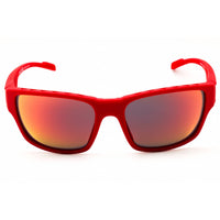 Adidas Men's Sunglasses - Shiny Red Injected Propionate Full Rim Frame | SP0069 66L ,