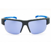 Adidas Men's Sunglasses - Grey/Blue Injected Propionate Half Rim Frame | SP0070 20V ,