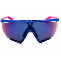 Adidas Men's Sunglasses - Matte Blue Injected Propionate Half Rim Frame | SP0071 91Z ,