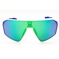 Adidas Unisex Sunglasses - White Sport Wraparound Shape Full Rim Frame | SP0073 21Q ,