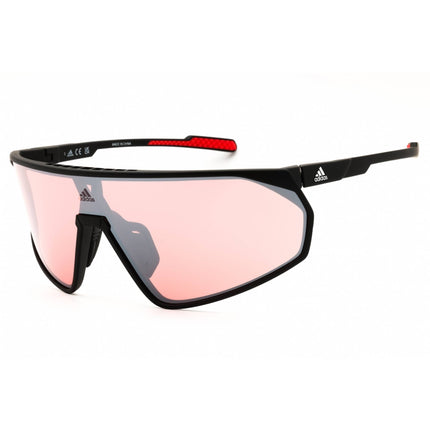 Adidas Men's Sunglasses - Matte Black Sport Wraparound Full Rim Frame | SP0074 02E ,