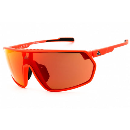 Adidas Unisex Sunglasses - Matte Orange Sport Wraparound Full Rim Frame | SP0089 43L ,