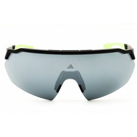 Adidas Unisex Sunglasses - Matte Black Sport Wraparound Half Rim Frame | SP0093 02C ,